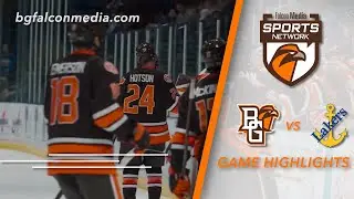BGSU Hockey vs Lake Superior State Highlights 10/25/25