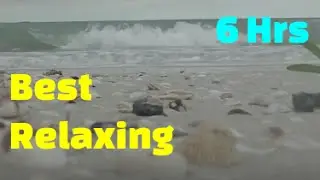 Ocean Waves Beach (6 Hours) White Sand, Sea Shells, Peaceful Waves