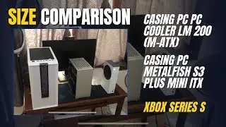 Size Comparison PC M-atx vs Mini itx vs Xbox series S