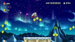How to get the 1st star coin at Frosted Glacier-Fliprus on New Super Mario Bros. U Deluxe