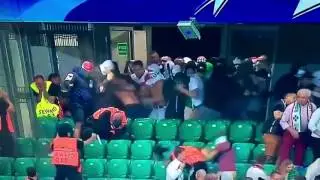 Kibice Legii Warszawa konta ochrona (Legia vs Borussia)