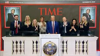 Trump rings opening bell at New York Stock Exchange | AFP