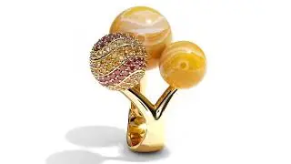 3D Jewelry Render. Digital Fusion Jewelry Visualization Studio. Photorealistic rendering of jewelry.