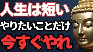 【人生は短い】本当に大切なものだけで生きろ！どうでもいいことは全て捨てろ　！【ブッダの教え】