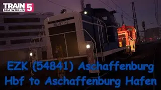 EZK (54841) Aschaffenburg Hbf to Aschaffenburg Hafen - Maintalbahn - BR 363 - Train Sim World 5