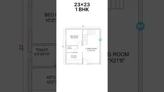 23X23 home plan design
