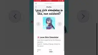 I hope it&rsquo;s just my connection? 😅 #roblox #lovesick #yansim #shorts