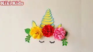 UNICORN PAPER FLOWER | Kiki Kids