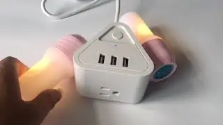 PowerPort Strip 3 with 3 USB Ports