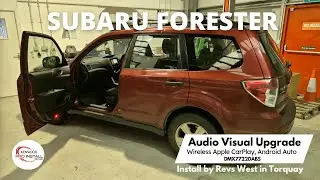 Subaru Forester Car Audio Upgrade Wireless CarPlay KENWOOD DMX7722DABS #subaru #carplay #caraudio