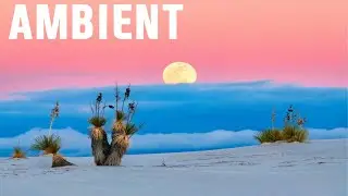 [2 HOURS] Moon Calm Ambient 🌙 Pink Sky Sleep Music | Deep Relaxation & Meditation (No Vocals)