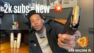 .458 SOCOM AR to celebrate 2K SUBS! | BIG BORE CALIBER |