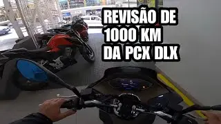 SAINDO DA REVIS&Atilde;O DE 1000KM DA PCX 160 DLX !