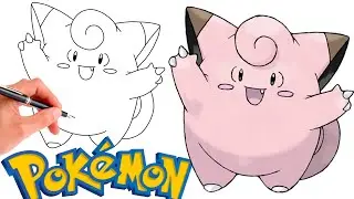 How To Draw CLEFAIRY POKEMON #035 | Generation 1