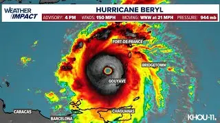 Hurricane Beryl updates: Storm moving into the Caribbean
