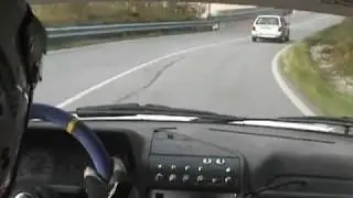 Rallysprint de Lesaka 2006 - TC A1 / Onboard Mikel Saez - Peugeot 205 Rallye