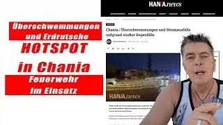 &Uuml;berschwemmungen und Erdrutsche bei Chania!!!   Kreta/Crete/Griechenland 2025