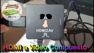Convertidor HDMI a Video Compuesto para usar los Pandora Box, por menos de 4 dólares.