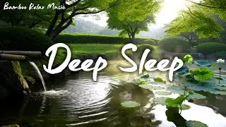 Relaxing and soothing Spa Piano Music, Relaxing Sleep Music & Nature Sounds, Bamboo Water Fountain🌿