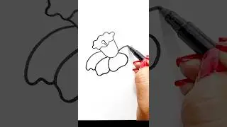 Daffodil flower drawing, #flowers, #daffodilflower, #drawing, #shorts..