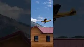 #wyoming stuff | #CubCrafters #CarbonCub ##landing 🤠🤙🤙 #STOL #mountains