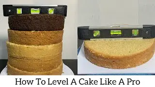 Beginners Guide on How To Level A Cake , Step by step/ How to Level a cake like a pro.