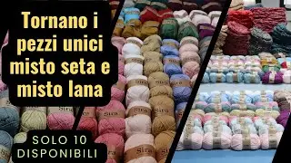 Lotti unici di filato misto seta  a prezzi incredibili