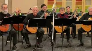 Mango Tango by J&uuml;rg Kindle, performed by the Chicago Community Classical Guitar Ensemble