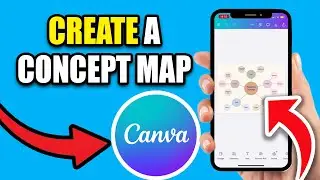 How To Create A Concept Map On Canva | Create A Mind Map On Canva