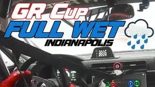 Extreme Wet Car Control | Toyota GR Cup at Indianapolis | Onboard