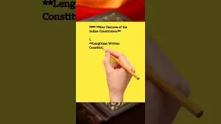 Introduction to Indian constitution notes ✅ #constitution #ssc #indianconstitution #ssccgl2025