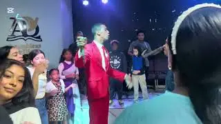Un arpa me entregó en vivo ciudad, De Azua, Junior Alexander, poderoso lo vivido en esta actividad