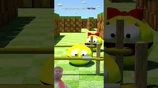 😆pacman vs jump duck 😇 #animation #funny #gaming #cartoon #games #memes #3danimation #pacman #robot