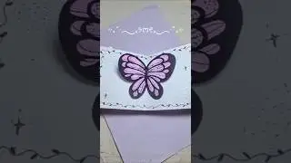 cute diy Butterfly Pop-Up card 🦋✨️🎀 #shorts #papercrafts #diy