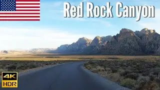 Las Vegas, NV 🇺🇸 Red Rock Canyon - 4K Evening Drive in  2022