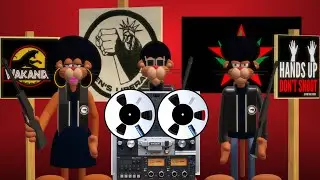 Black Panthers Interrogation B4 Execution (1969) ft. #3dmodels Ericka Huggins, Baby Huey, Freak Bros