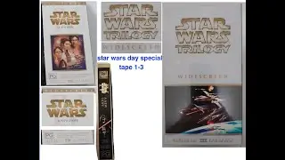 opening to Star Wars trilogy 2000 (1977) special edition widescreen vhs australia box set tape 1-3