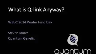 2014 Winter Field Day - What is Q-Link Anyway - James