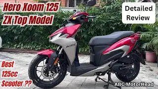 2025 Hero XOOM 125 ZX Top Model Review &ndash; Loaded With Segment First Features | On Road Price Mileage