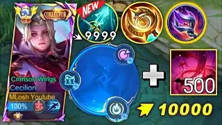 Cecilion 0 death challenge Complete | BRUTAL DAMAGE | TOP GLOBAL CECILION BEST BUILD AND EMBLEM