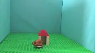 How to make a Lego dog house in stop motion