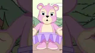 Pink bear kids cartoon #kids #cartoon #bear #pink #honeybee  #cartoons  #pinkbear pinkbear