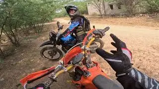 XPulse 200 Chasing KTM 200 2-Stroke Dirt Bike | 40 BHP vs 18 BHP