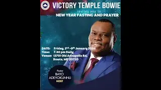 New Year  Fasting and Prayer | January 6 , 2026 | Victory Temple Bowie