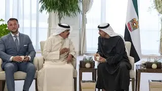 Sheikh Mohammed Bin Zayed receives  International Security Alliance countries Ministers Delegation 
