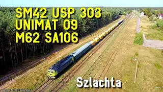 Pracowity poranek w Szlachcie: SM42, USP 303, UNIMAT 09, M62, SA106 // Morning rush time at Szlachta