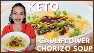 Keto Cauliflower Chorizo Soup