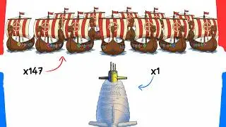 💥 What if a MODERN SUBMARINE fought the VIKINGS? Who would win?