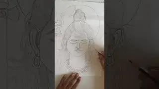 #shiv jii painting #drawing #shivratri #special painting #har har mahadev ❤✨please subscribe ...