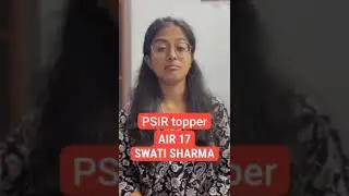 PSIR Topper Swati Sharma AIR 17 was a student of Enlight IAS Daily answer writing program